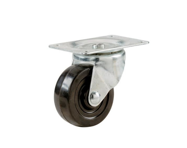 SELECT HEAVY DUTY RUBBER CASTOR WHEEL 360 SWIVEL 50MM. SH9477